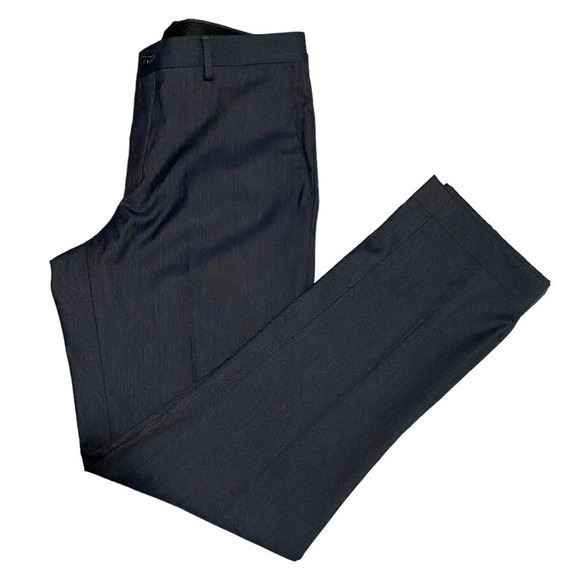 Men's Dark Navy BlackBerrys Size 34 W Dress Pants - Picture 1 of 10